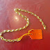 SOLD Rantai Leher Berkait 3.47g u105 44.6cm 0.3cm 