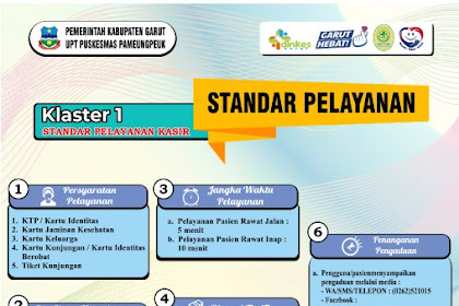 STANDRA PELAYANAN KLASTER 1 PELAYANAN KESEHATAN KASIR