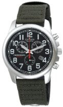 Citizen Eco-Drive Men's Chronograph Canvas Watch #AT0200-05E