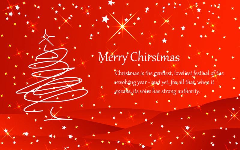 Animated Merry Chritmas Ecard 2013