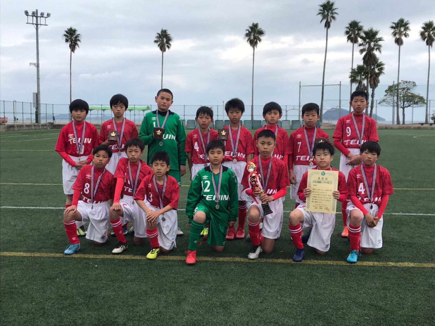 帝人サッカースクールブログ 第42回愛媛県u 11サッカー新人大会