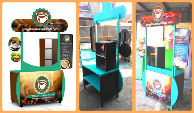  Booth portable Kopi