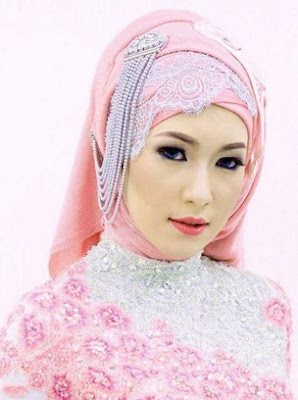 30 Model  Jilbab Pengantin Yang  Bagus  Model  Hijab Terbaru 