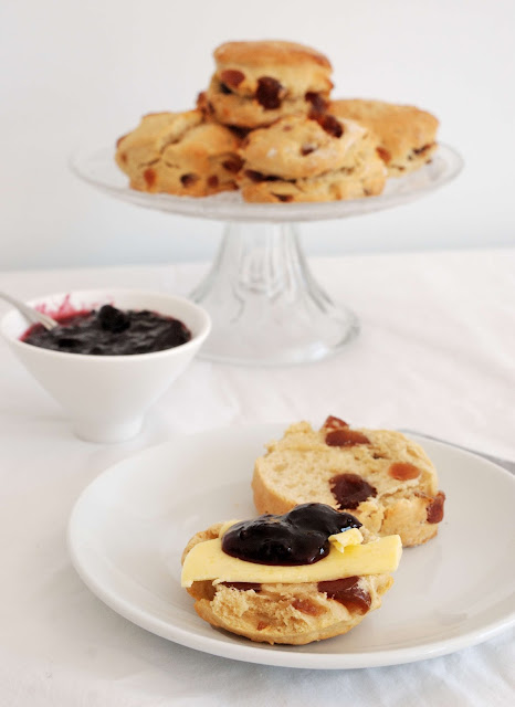 recette des scones aux cerises confites de provence