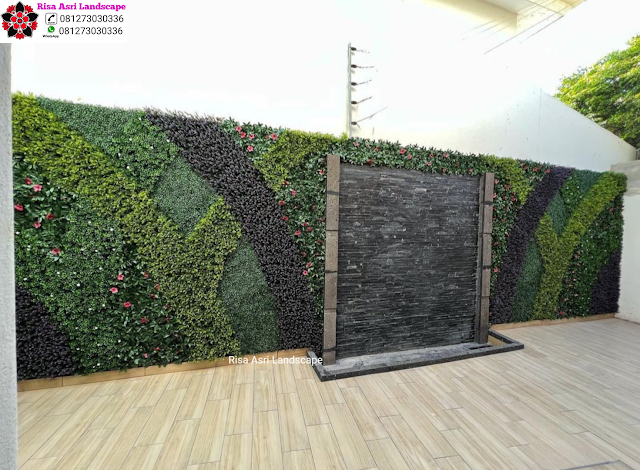 Risa Asri Landscape - Galeri Vertical Garden Tanaman Daun Asli & Palsu Atau Plastik Sintetis Artifisial