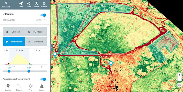 Gidgegannup Drone Scan Crop Health Monitoring using Drone Deploy