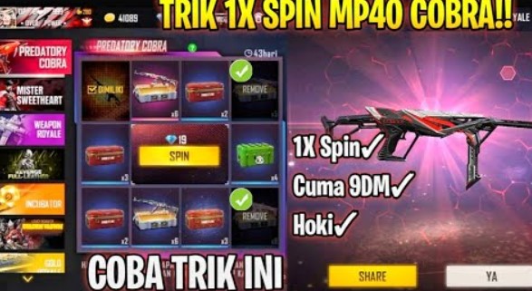 Cara Mendapatkan MP40 Cobra