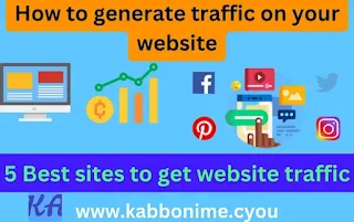 how to generate traffic on website