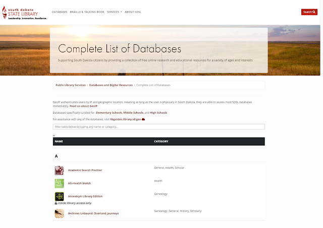 SDSL Databases