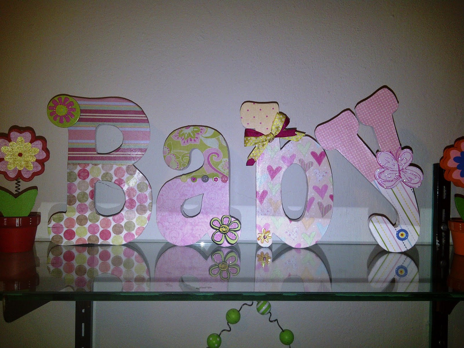 Lucky Girl: DIY - Decorate Wooden Letters