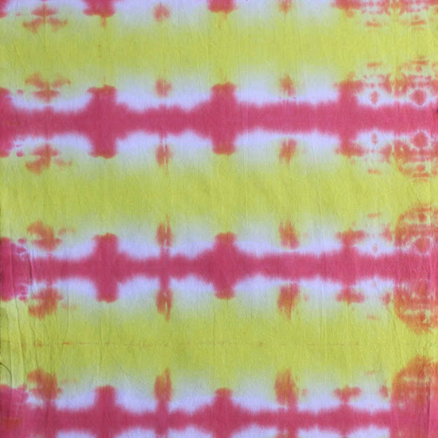 Helen O'Hara The Hoarders Art Room tie dye pink yellow