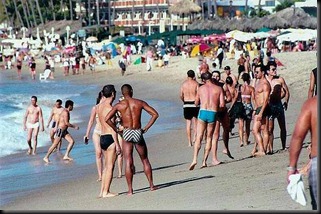 Playa atestada Playa atestada