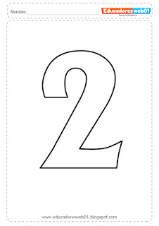 numero dos para imprimir