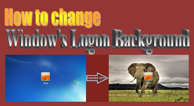 Change Window's Logon Background