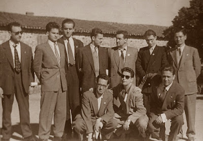 Visita a Beaujolais durante el II Campeonato Mundial Universitario de Ajedrez Lyon 1955