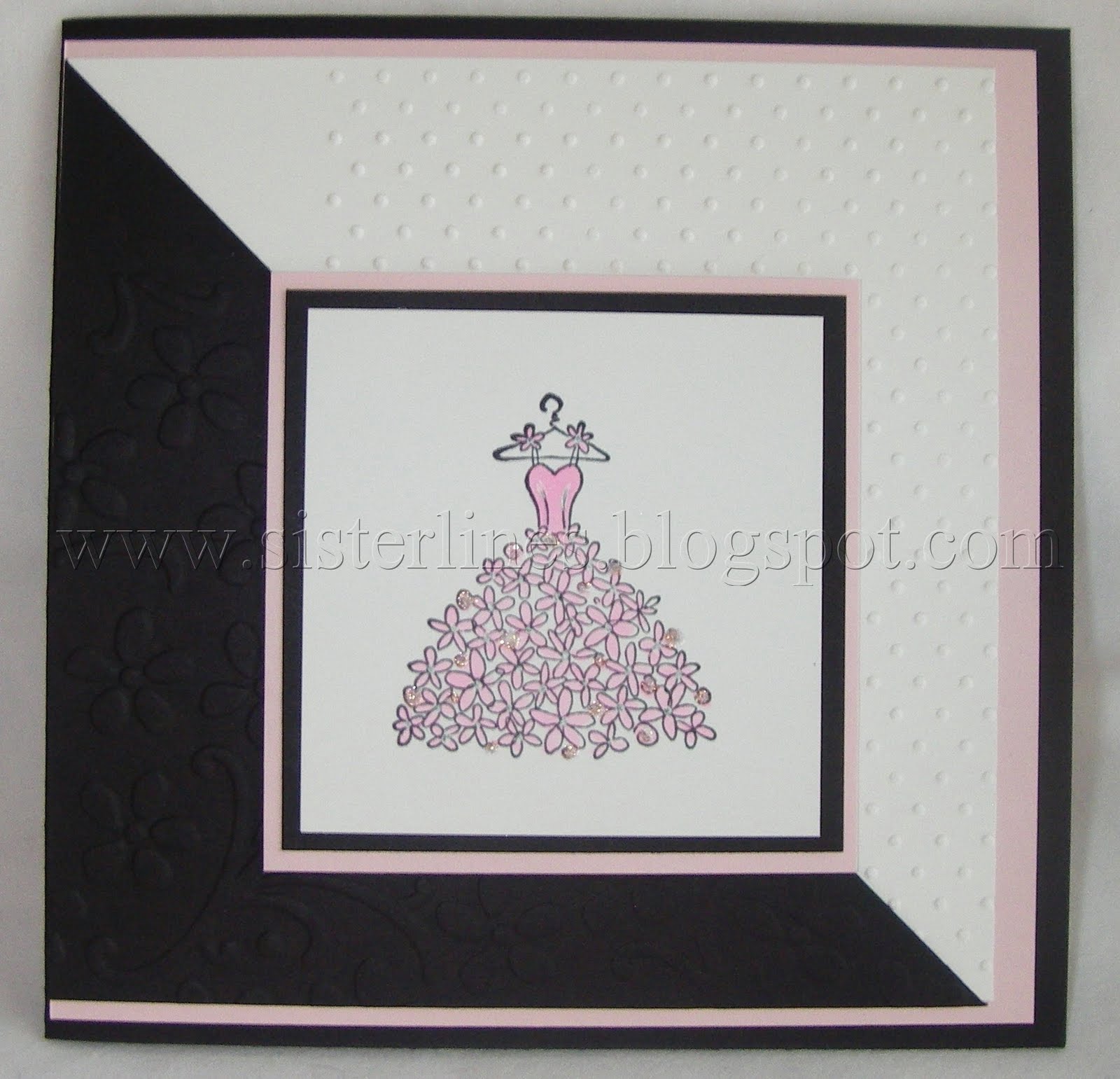 Black, Pink and White Wedding