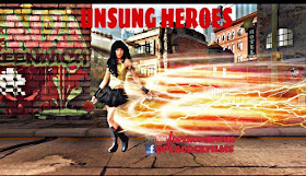 UNSUNG HEROES - HEATHER ROYALE POSES FOR THE CAMERA