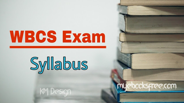 WBCS Syllabus Pdf Download