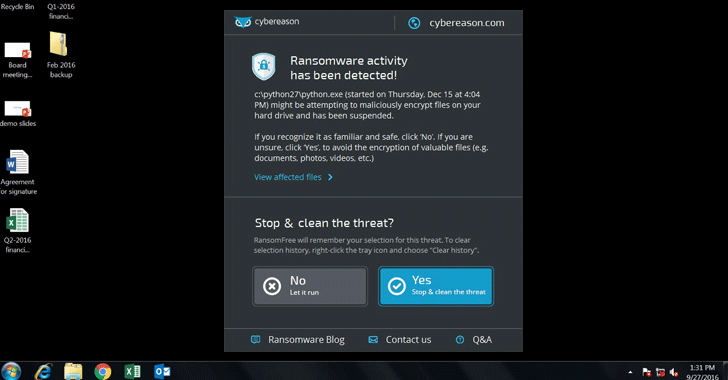 RansomFree Tool Detects Never-Seen-Before Ransomware Before It Encrypts Your Data