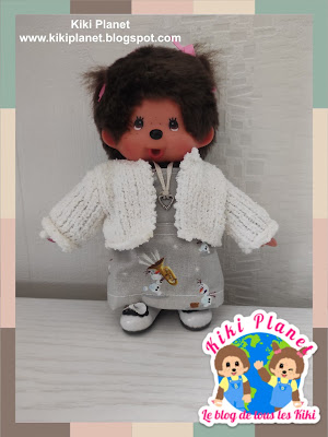 kiki monchhichi tricot handmade fait main