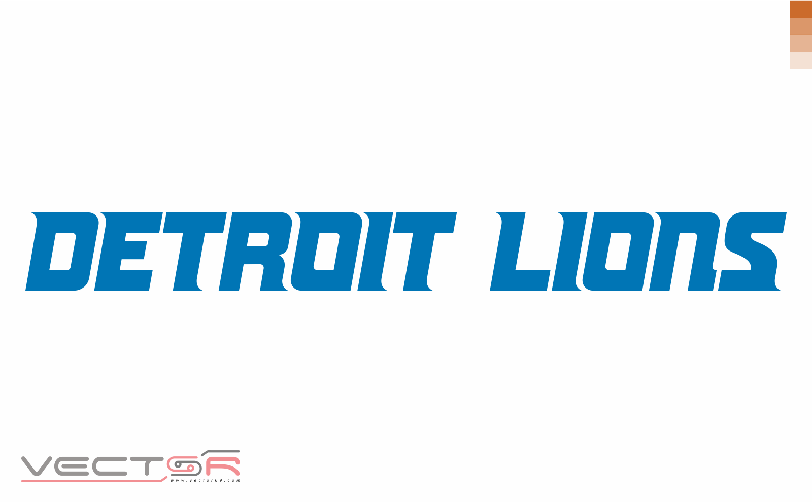 Detroit Lions 2017 Wordmark - Download Vector File AI (Adobe Illustrator)