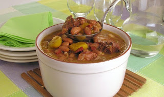 FEIJÃO COM MÚSCULO E ABÓBORA