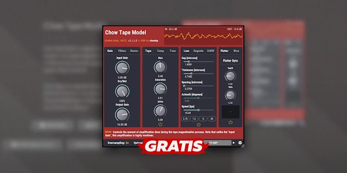 Chow Tape Model by Chowhury DSP - Saturación de Cinta Gratis
