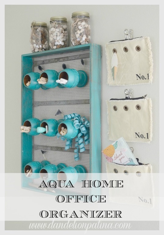 Dandelion-Patina-aqua-home-office-organizer