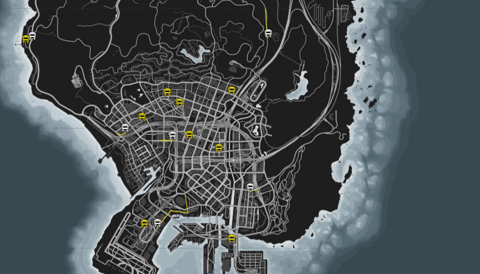 Gta 5 map with street names фото 94