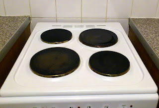 shiny clean cooker hob