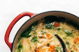 LEMON CHICKEN SOUP WITH ORZO