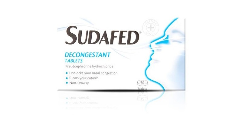 Sudafed Decongestant Tablets