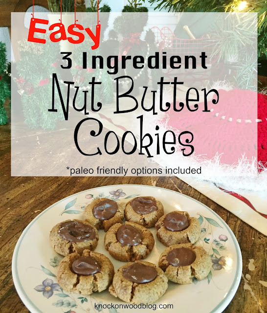 Easy Nut Butter Cookies with a Paleo Friendly Option