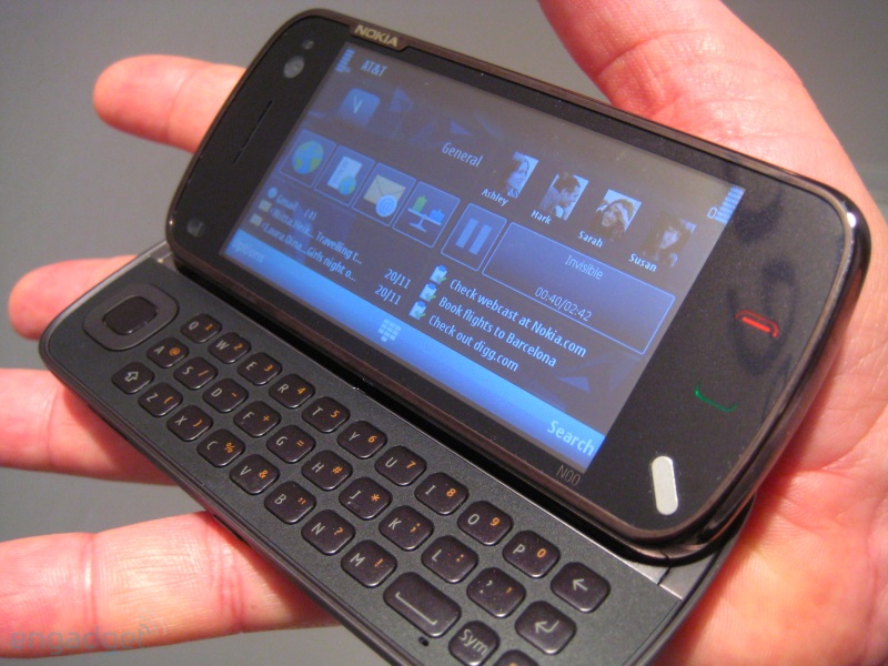 Nokia N97-hands