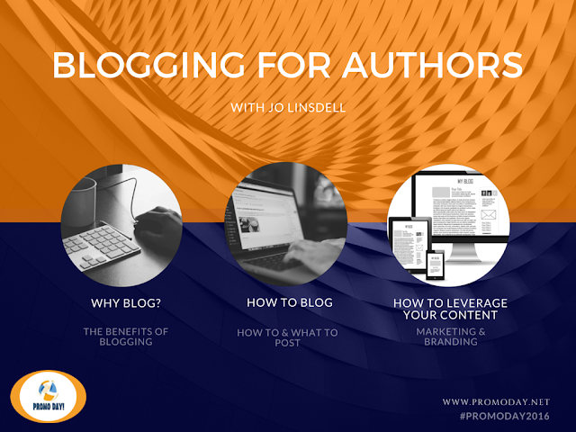 Free Blogging for Authors Webinar www.PromoDay.net @PromoDayEvent #PromoDay2016