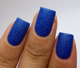 Esmalte Millanel Efecto Arena azul