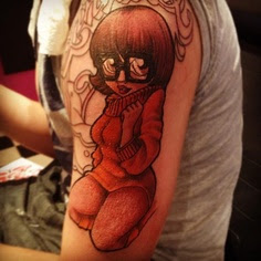 Velma Pin Up Girl Tattoo