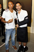 PHARRELL N LUPE FIASCO WAS AT LOUIS VUITTON SPRING/SUMMER 2011 RUNWAY SHOW