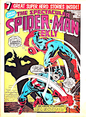 Spectacular Spider-Man Weekly #343, Captain America and Electro