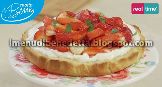 Crostata al Mascarpone e Fragole di Benedetta Parodi