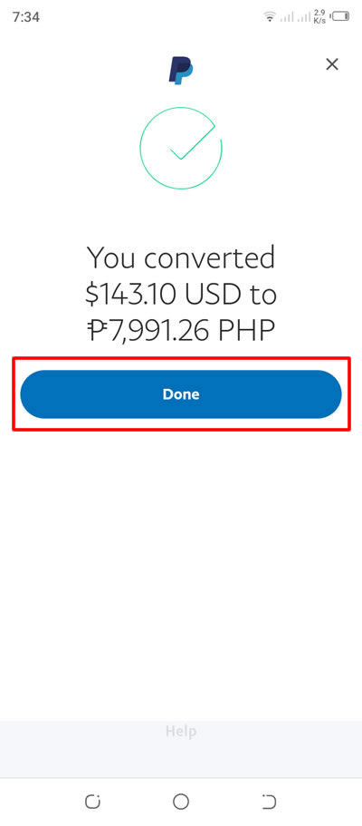 currency conversion success