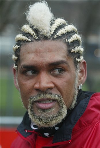 All Football Players: Djibril Cisse Hairstyle