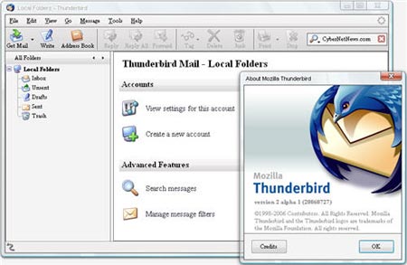 di Mozilla Thunderbird.