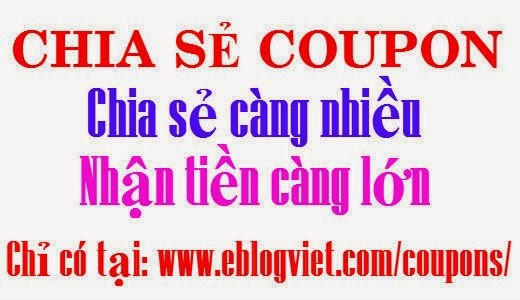 chia sẻ coupon miễn phí