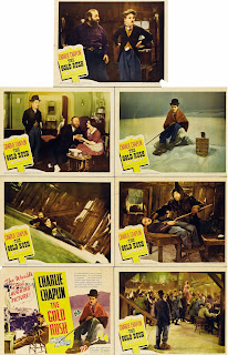 THE GOLD RUSH. Estados Unidos. Title Lobby Card y 6 Lobby Cards: 36 x 28 cms. LA QUIMERA DEL ORO. The Gold Rush. 1925. Estados Unidos. Dirección: Charles Chaplin. Reparto: Charles Chaplin, Mack Swain, Georgia Hale, Tom Murray, Malcom Waite, Henry Bergman, Betty Morrisey.