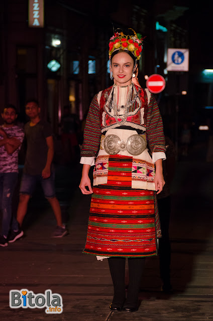 Macedonian national costume - Ethnic area Bojmija