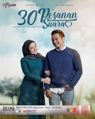 30 Pesanan Suara, Drama 30 Pesanan Suara, Poster Drama 30 Pesanan Suara, Sinopsis 30 Pesanan Suara, Drama Bulan Ramadan, Drama Melayu Slot Akasia TV3 2019, Slot Akasia, TV3, Drama Melayu TV3 2019, Cinta, Persahabatan, OST 30 Pesanan Suara, Cast, Drama Terbaru Lakonan Hannah Delisha, Drama Terbaru Shukri Yahaya, Pelakon Drama 30 Pesanan Suara, Shukri Yahaya, Hannah Delisha, Saharul Ridzwan, Izzue Islam, Ain Edruce, Ruzana Ibrahim, Azhar Amir, Zarina Zainuddin, Farisha Irwayu, Badrul Muhayat, Riz Amin, Hanna Aqeela, Erwin Dawson, Shah Jaszle, Isaac Iman, Drama 30 Episod, Biodata Terkini Hannah Delisha,