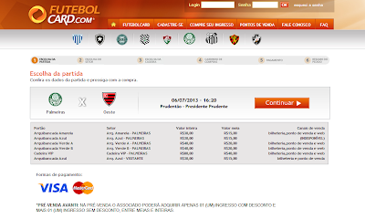 Comprar Ingresso Palmeiras Visa Online