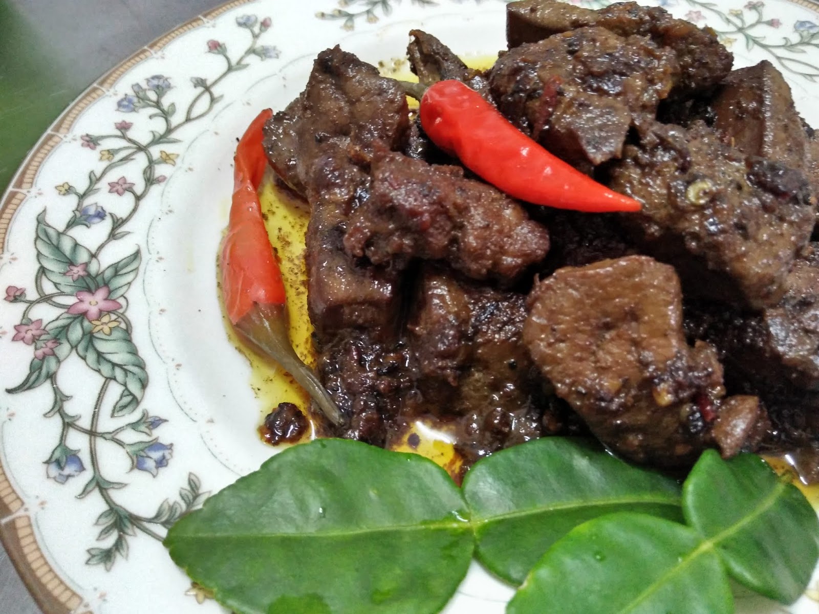 Dunia CMelor Hati Lembu Goreng Pedas Cara Cik Melor