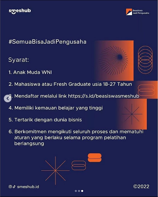 Beasiswa Jadi Pengusaha